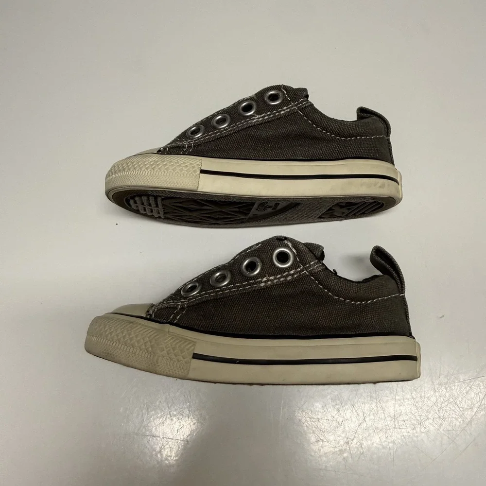Converse Chuck‎ Taylor All Star Sneakers Infant 5C Gray Low Top 726091F